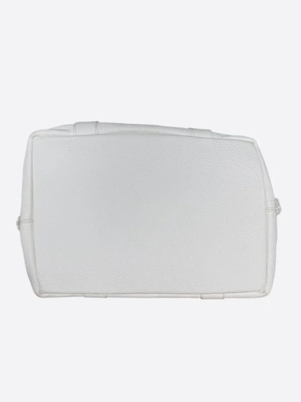 Chrome Hearts White Leather Cross Bag